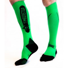Ciorapi Timberstar cu Compresie pentru Sport, Unisex, Green & Black