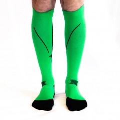 Ciorapi Timberstar cu Compresie pentru Sport, Unisex, Green & Black