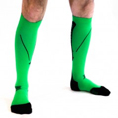 Ciorapi Timberstar cu Compresie pentru Sport, Unisex, Green & Black