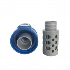 Sticla pliabila de 1L riva PURA Outdoor albastra cu filtru inlocuibil
