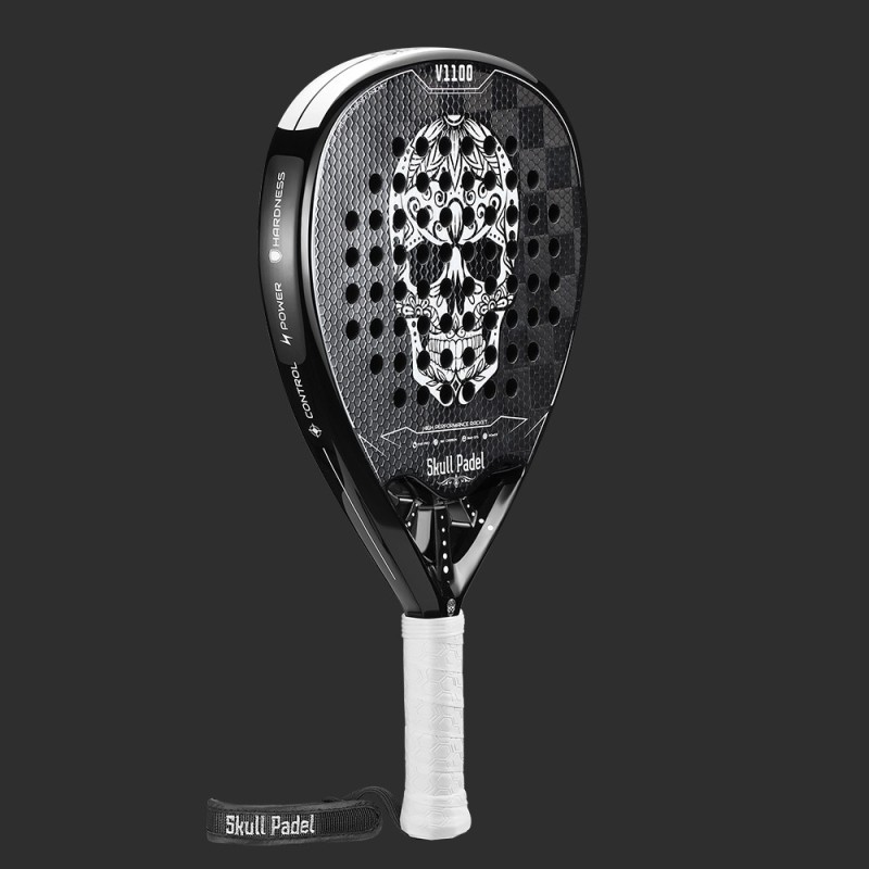 Rachetă Padel V1100 Black Skull 24K | Timberstar Sport