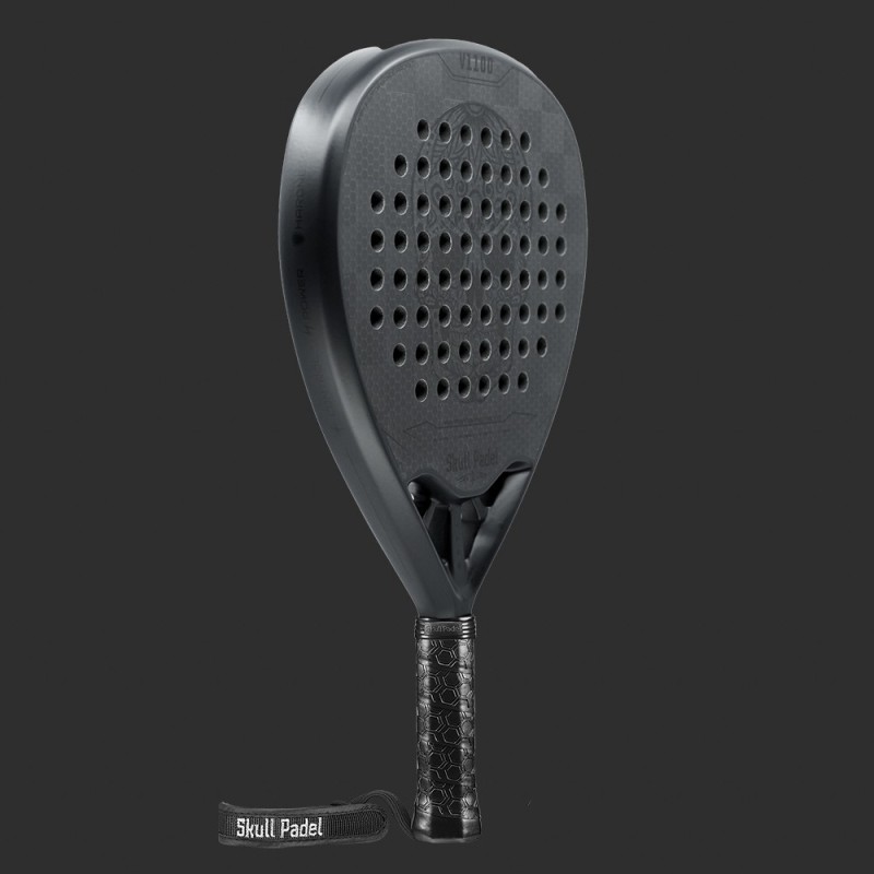 Rachetă Padel V1100 Matte Black Blue 24K | Timberstar Sport