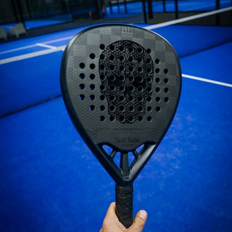 Rachetă Padel V1100 Matte Black Blue 24K | Timberstar Sport