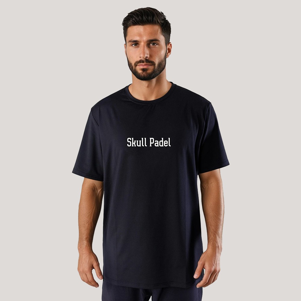 Tricou Padel Black White