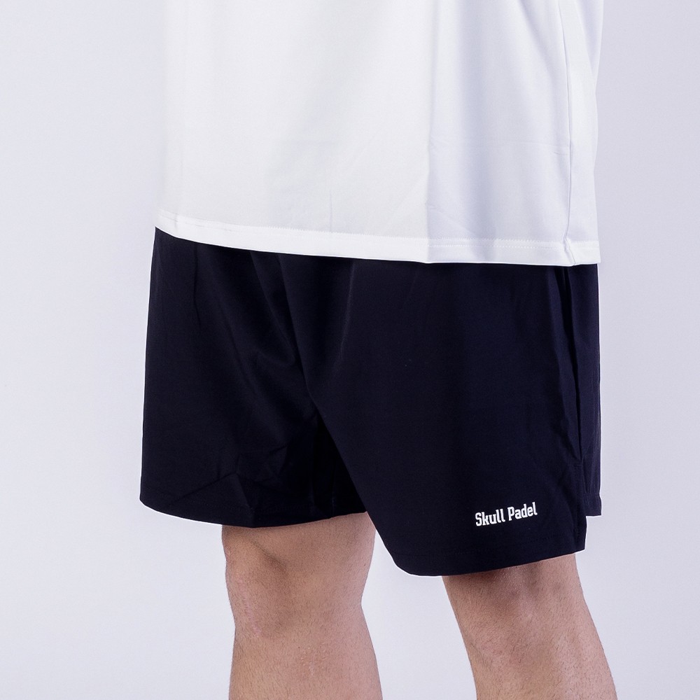 Short Padel Black White