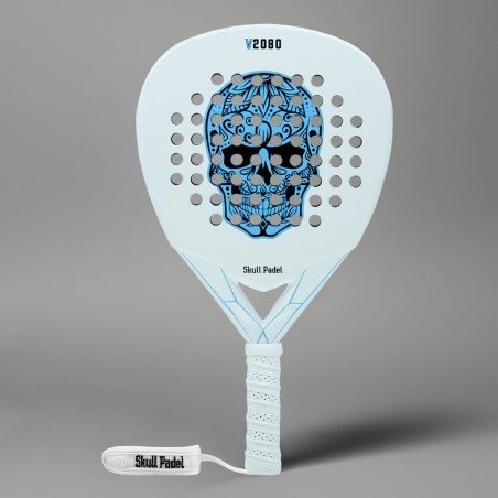 Rachetă Padel V2080 White Blue 12K | Timberstar Sport
