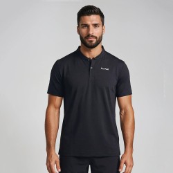 Tricou Polo Padel Black White | Timberstar Sport